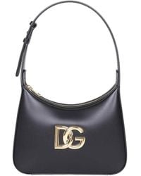Dolce & Gabbana - Leather Shoulder Bag - Lyst