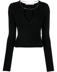 Alexander Wang - Sweater With Chain - Lyst