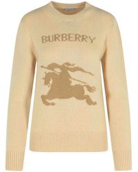 Burberry - Cashmere Blend Sweater - Lyst