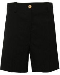 Patou - Pressed-crease High-waist Tailored Shorts - Lyst