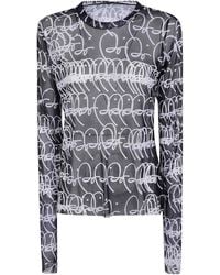 Maria Calderara - Loose T-Shirtgraphic Pattern Large Bi - Lyst