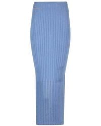 Marni - Long Celestial Ribbed Skirt Skirts - Lyst