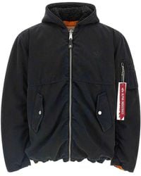 Purple Brand - Alpha Industries X Reversible Bomber Jacket - Lyst