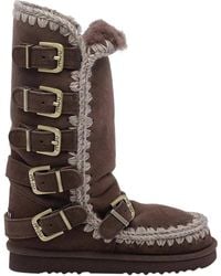 Mou - Eskimo Buckle Strap Boots - Lyst
