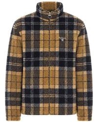 Barbour - Tartan Fleece Zip Jacket - Lyst