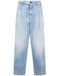 DSquared² - One Pleat Denim Pants - Lyst
