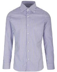 Barba Napoli - Journey Line Cotton Oxford Shirt - Lyst
