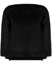 Daniela Gregis - Knitted Boatneck Sweater - Lyst