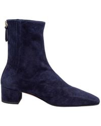 Aquazzura - Saint Honore Bootie 35 Suede Ankle Boot - Lyst