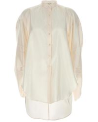 DI.LA3 PARI' - Curled Sleeve Shirt - Lyst