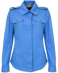 Fay - Light Cotton Drill Shirt Jacket - Lyst