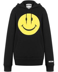 Moschino - Smiley Motif Print Sweatshirt - Lyst