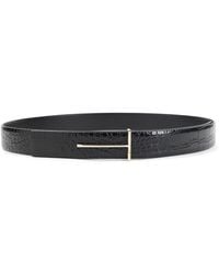 Tom Ford - Calf Leather Belt - Lyst