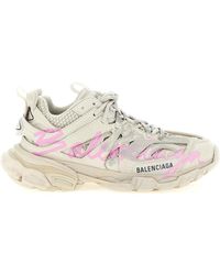 Balenciaga - Track Signature Sneakers - Lyst
