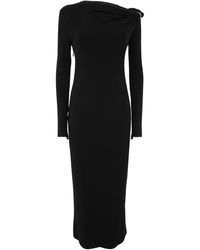 Versace - Long Viscose Dress - Lyst