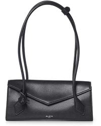 Alaïa - Small Le Teckel Flap Leather Bag - Lyst