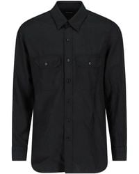 Tom Ford - Shirt With Pocket Detail - Lyst
