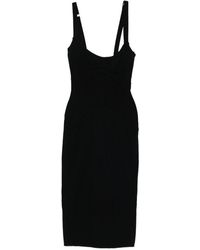 The Attico - Fitted Midi Dress - Lyst