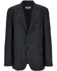 Maison Margiela - Single-Breasted Mohair Blazer - Lyst
