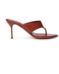 Paris Texas - Patent Leather Flip-Flop Mule - Lyst