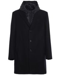 Fay - Wool Twill Coat - Lyst