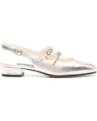 Care Label - Slingback Peche Night In Leather - Lyst