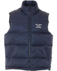 Drole de Monsieur - Slogan Padded Vest - Lyst