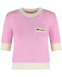 Marni - Wool Blend Sweater - Lyst