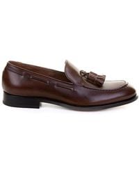 Fratelli Rossetti - Flli Lipsticks Leather Moccasin With Nappine - Lyst