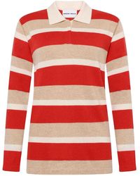 EMERSON RENALDI - Polo-Neck Striped Sweater - Lyst