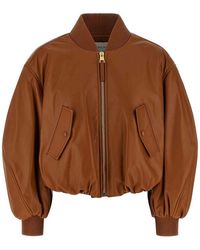 Givenchy - Cropped Bomber Jacket - Lyst