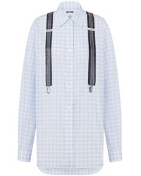 Moschino - Cotton Vichy Shirt - Lyst