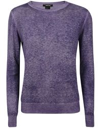 Avant Toi - Crewneck In Wool And Cashmere - Lyst