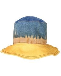 Alberta Ferretti - Bucket Hat With Tie Dye Print - Lyst