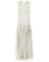 Genny - Long Knitted Dress - Lyst