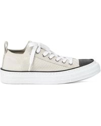 Brunello Cucinelli - Knitted Lace-Up Sneakers - Lyst