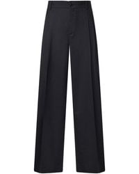 Dolce & Gabbana - Wool Panama Trousers - Lyst