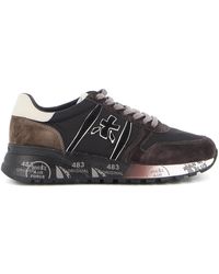 Premiata - Lander Lace-Up Sneakers - Lyst