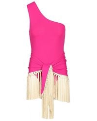 ‎Taller Marmo - Yacare One-Piece Swimsuit And Pareo Set - Lyst
