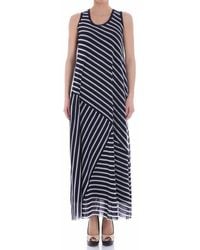 Fuzzi - And White Striped Dress - Lyst