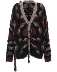 Etro - Fringed Oversized Cardigan - Lyst