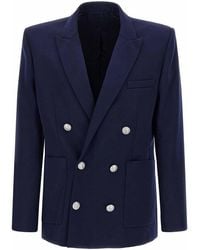 Balmain - Grain De Poudre Blazer - Lyst