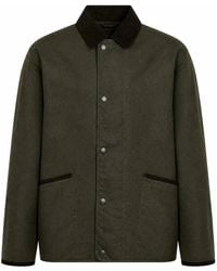 Barbour - Short Liddesdale Waxed Jacket - Lyst