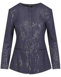 Giorgio Armani - Polyester Jacket - Lyst