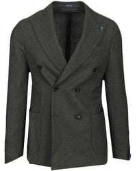 Guarinucci - Double-Breasted Wool Blazer - Lyst