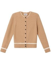 Isabel Marant - Camel Naia Baby Alpaca Cardigan - Lyst
