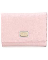 Dolce & Gabbana - Leather Flap French Wallet - Lyst