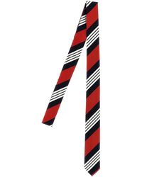 Thom Browne - Bar Pattern Silk Tie - Lyst