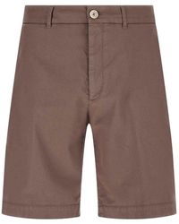 Brunello Cucinelli - American Pima Cotton Bermuda Shorts - Lyst