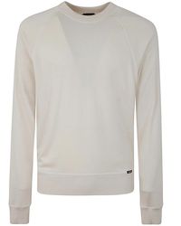 Tom Ford - Cut And Sewn Crew Neck Sweat-shirt - Lyst